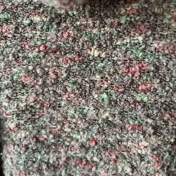 Talbots Wool Mohair Blend Turtleneck Sweater Multicolor Knit Made In Italy - Picture 10 of 11